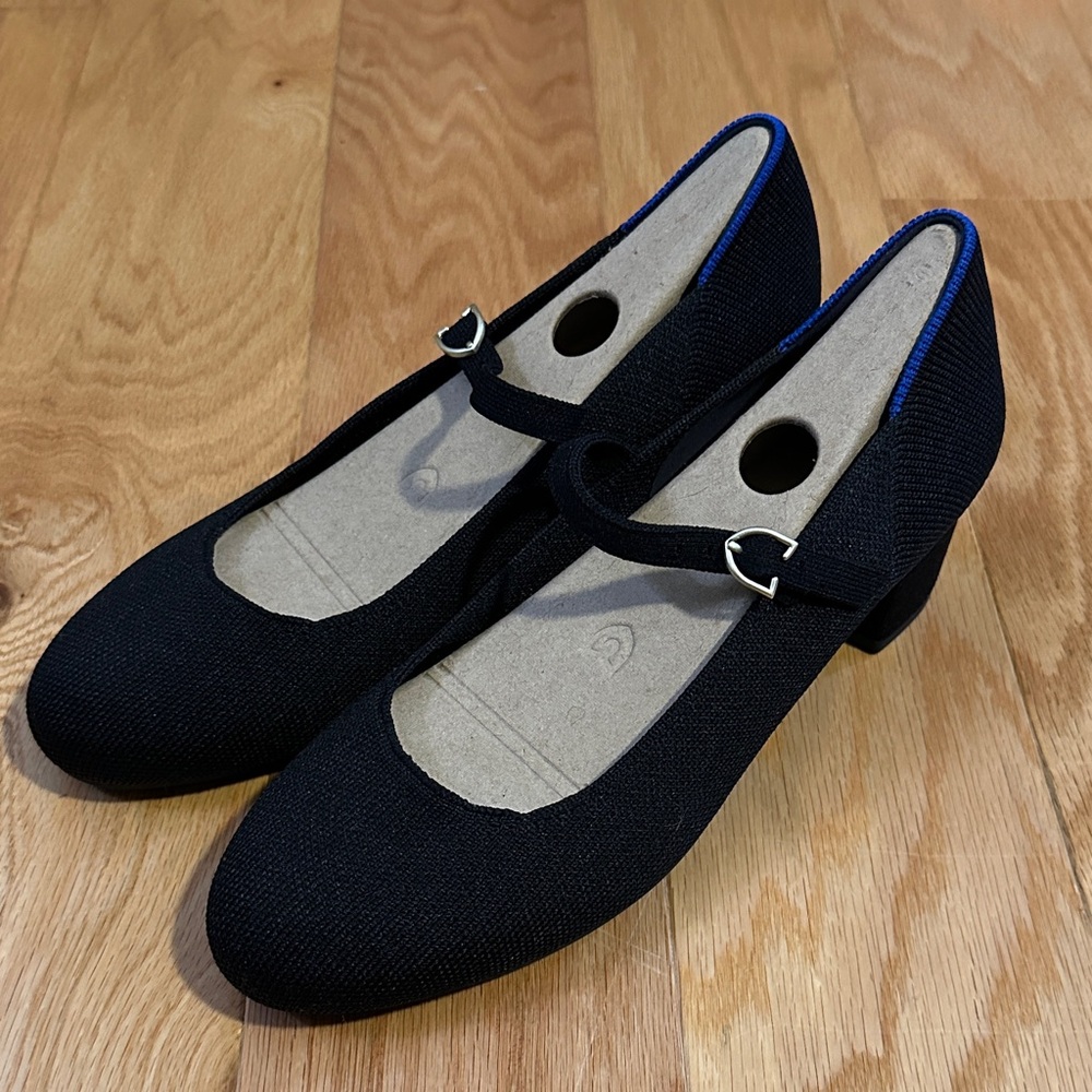 Rothy’s Mary Jane Heel: Black